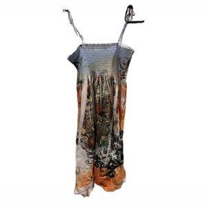 Bohemian Maxi Dress with Adjustable Straps